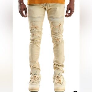 KDNK Distressed Skinny Jeans